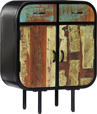 vidaXL Vidaxl - Aparador de madera maciza reciclada 60x30x75 cm