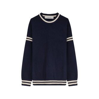 Golden Goose Striped Logo-patch Sweater