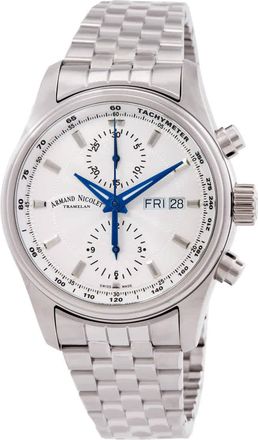 Armand Nicolet MH2 Chronograph Automatic Silver Dial Mens Watch A647A-AG-BMA22640A