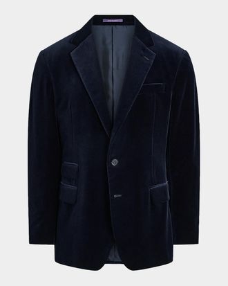 Ralph Lauren Men & apos;s Kent Hand-Tailored Velvet Jacket