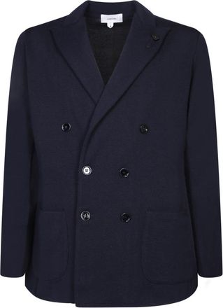 Lardini Blue Blazer - Heren - Blazers - Blauw - M - Wol - Jassen