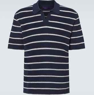 Ralph Lauren Purple Label Polo de algod&oacute;n a rayas