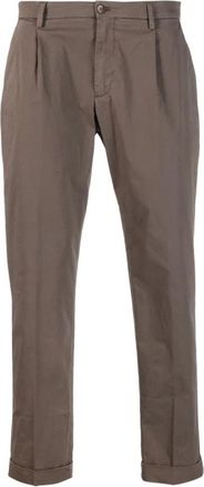 BRIGLIA 1949 Tiberio Chinos - Heren - Chinos - Bruin - 3XL - Katoen - Broeken