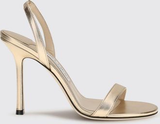 Jimmy Choo London Sandali slingback Jenn in pelle laminata con tacco alto