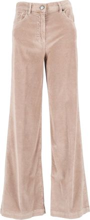 PESERICO Five-Pocket High-Waist Wide-Leg Pants