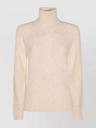 Fabiana Filippi sequin turtleneck knitwear crewneck