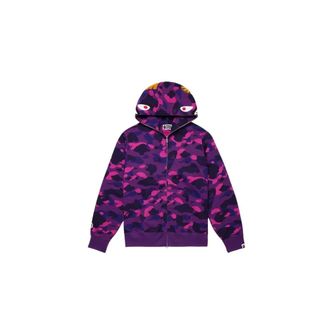 A Bathing Ape Color Camo Shark Full Zip Hoodie - Heren - Vesten met rits - Veelkleurig - L - Katoen - Hoodies & sweatvesten