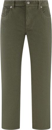Department Five Olijfgroene Corduroy Casual Broek - Heren - Slim Fit Broeken - Groen - W31 - Katoen - Broeken