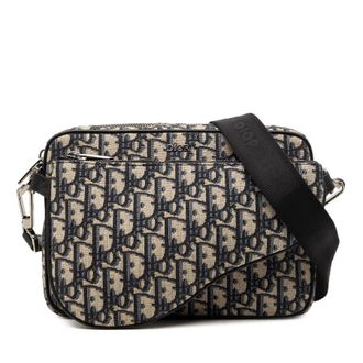 Dior Pre-owned Dior Oblique Canvas Saddle Triple Pouch Unisex 3JQ9F70SNMQG11PQ
