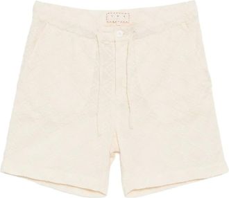 SMR Days textured drawstring shorts - Neutrals