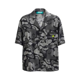 Barrow Popeline Shirt - male - BARROW - Short Sleeve Shirts - Black - S - Shirts