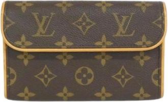 Louis Vuitton Pre-owned Belt Bags, female, Brown, Size: ONE SIZE Pre-owned Canvas Belt Bag