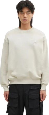 A Bathing Ape One Point Relaxed Fit Crewneck Sweatshirt - Heren - Sweatshirts - Beige - XL - Katoen - Hoodies & sweatvesten