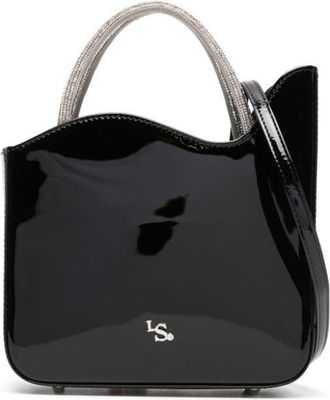 Le Silla Ivy patent-leather shoulder bag - women - Patent Calf Leather - One Size - Black