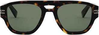 Bulgari Sunglasses Bv40040 I 52 N B.Zero1 Havana/Green Men