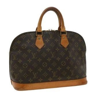 Louis Vuitton Pre-owned Handbags, female, Brown, Size: ONE SIZE Pre-owned Canvas Handbag