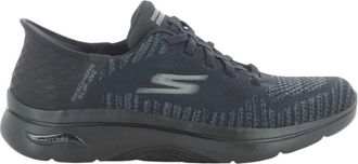 Skechers Comfortabele Zwarte Wandelschoenen Arch Fit - Heren - Sneakers - Grijs - 46 EU - Schoenen
