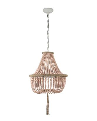 Safavieh Lush Kristi 3-Light 16.5In Beaded Pendant