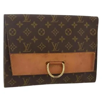 Louis Vuitton Pre-owned Clutches, female, Brown, Size: ONE SIZE Pre-owned Vintage Monogram Clutch