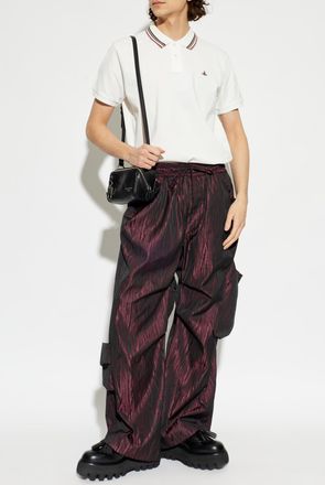 Vivienne Westwood Polo With Logo Patch, Mens, White