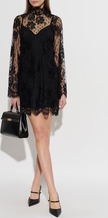Dolce & Gabbana Lace Dress, Womens, Black