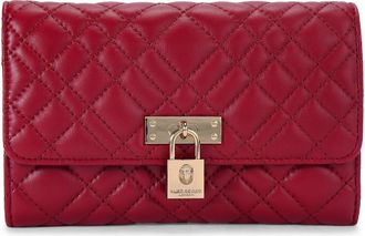 Kurt Geiger Womens Leather Brixton Chain Wallet - Wine - One Size