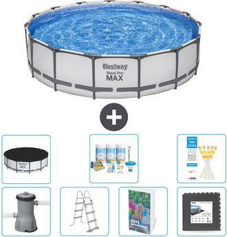 Bestway Piscina Bestway Steel Pro Max Redonda - 457x122 Cm - 8-piezas S581
