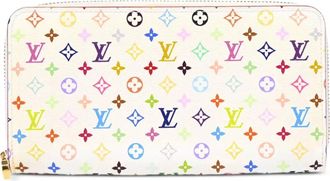 Louis Vuitton x Takashi Murakami Portafoglio Zippy 2013 - Bianco