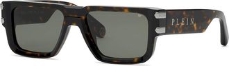 Philipp Plein SPP229 0722 Mens Sunglasses Tortoiseshell Size 56