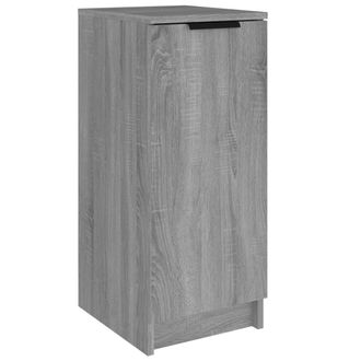 vidaXL Zapatero De Madera Contrachapada Gris Sonoma 30x35x70 Cm Vidaxl
