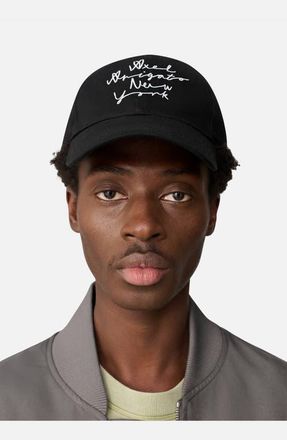 Axel Arigato Scribble New York Cap in Black at Nordstrom