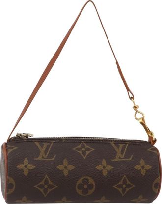 Louis Vuitton Papillon Pochette Monogram Canvas Brown Canvas Bag (Pre-Owned)