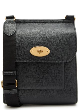 Mulberry Anthony Small Grained Leather Pouch - Black - One Size