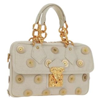Louis Vuitton Pre-owned Canvas Handtas - Dames - Pre-owned - Wit - Maat: ONE Size