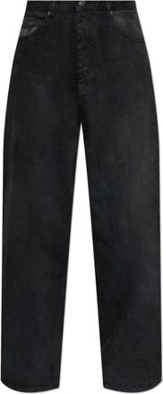 Balenciaga Wide Jeans, male, Black, Size: XS Wide-leg Jeans