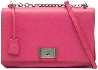 Prada Pre-owned Cross Body Bags, female, Pink, Size: ONE SIZE Pre-owned Crossbody Bag