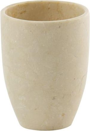 Aquanova Handgefertigter, luxuriöser Zahnputzbecher Luxor aus Marmor