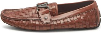 Louis Vuitton Mocassini in pelle intrecciata - Marrone