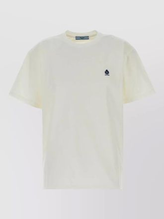 Prada cotton crew neck short sleeve t-shirt