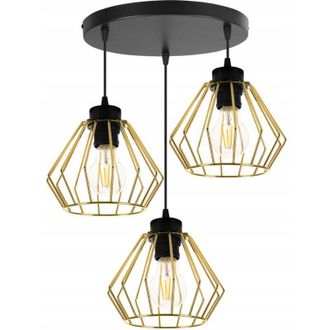 OEM L&aacute;mpara De Techo Colgante L&aacute;mpara De Ara&ntilde;a Dorada Loft Druciak