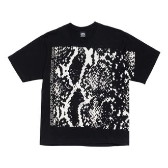 St&uuml;ssy Snakeskin T-Shirt Black 1905199-BLAC