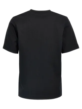 Burberry Logo-Embroidered T-shirt - Black