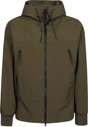 C.P. Company Zip-Up Hooded Jacket - Heren - Zomerjassen - Groen - S - Jassen