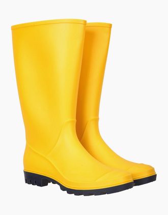Mountain Warehouse Womens Mountain Warehouse Womens/Ladies Splash Wellington Boots - Yellow - Size: 4