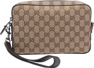 Gucci Small Gg Canvas Crossbody Bag