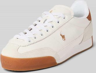 Polo Ralph Lauren Low Top Sneaker aus echtem Leder Modell HESTER in Weiss, Gr&ouml;&szlig;e 39,5