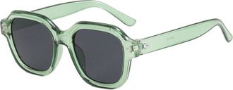 Generic Mens And Womens Vacation Sunglasses Outdoor Driving Commuter Sun Glasses(Green)