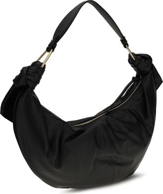 Coccinelle Womens Shoulder Bag Furoshiki Black Leather Calf