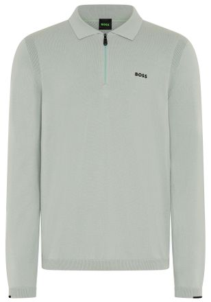Boss Green by Hugo Boss Strickpullover BOSS GREEN KN Ever-X PL, Herren, Gr. XXL, open gr&uuml;n357, Strick, Obermaterial: 100% Baumwolle, regular fit normal, Rundhals, B&uuml;ndchen, P