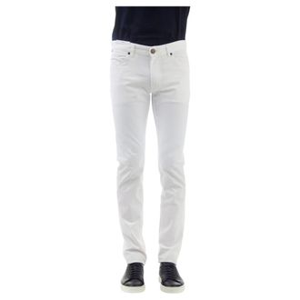 Pantaloni Torino Uomo, Jeans, Bianco, W33, new